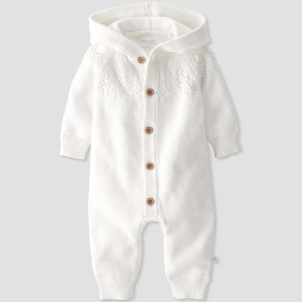 Little Planet by Carter's Organic Baby Sweater Pram Coveralls